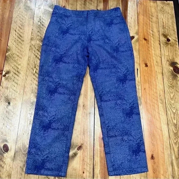 Nic+Zoe Purple Snake print pants - Picture 2 of 5